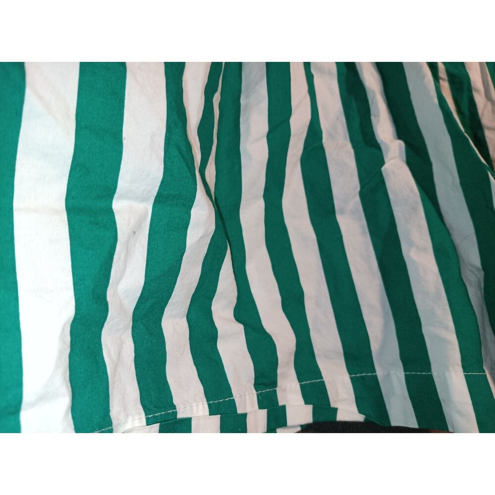Sincerely Jules Green White Stripe Womens Size Large Boxer Shorts Lightweight - Picture 5 of 5